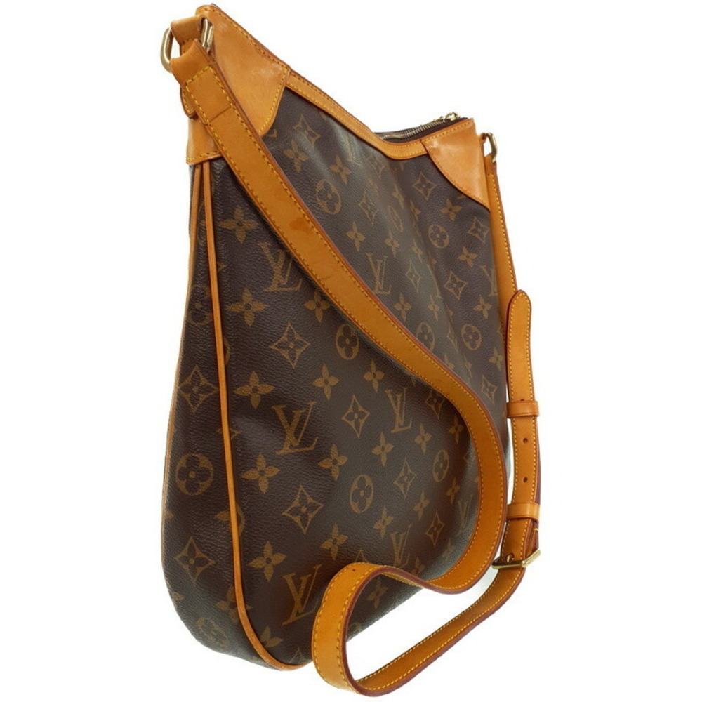 Louis Vuitton Odeon Brown Monogram Leather Shoulder Bag